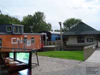 Old CN caboose 79327 in Temiscaming,QC